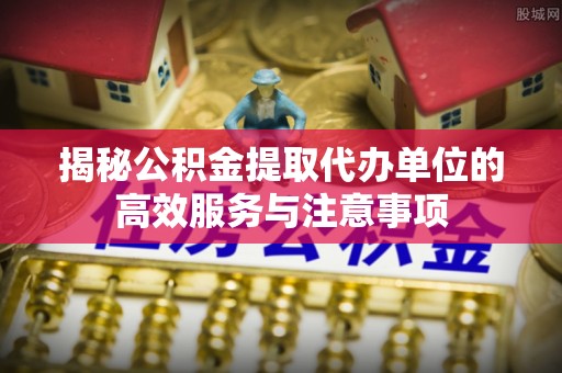宕昌揭秘公积金提取代办单位的高效服务与注意事项