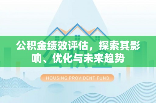 宕昌公积金绩效评估，探索其影响、优化与未来趋势