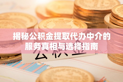 宕昌揭秘公积金提取代办中介的服务真相与选择指南