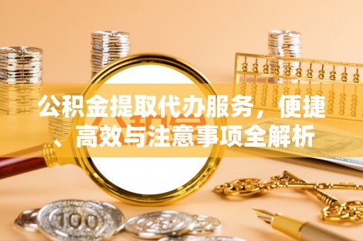 宕昌公积金提取代办服务，便捷、高效与注意事项全解析
