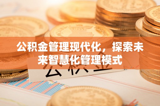 宕昌公积金管理现代化，探索未来智慧化管理模式