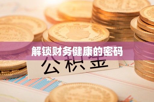宕昌解锁财务健康的密码