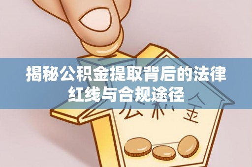 宕昌揭秘公积金提取背后的法律红线与合规途径