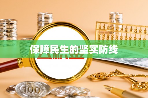 宕昌保障民生的坚实防线