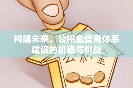 宕昌构建未来，公积金信用体系建设的机遇与挑战