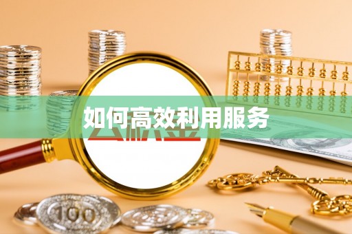 宕昌如何高效利用服务