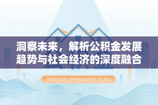 宕昌洞察未来，解析公积金发展趋势与社会经济的深度融合