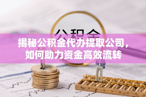 宕昌揭秘公积金代办提取公司，如何助力资金高效流转