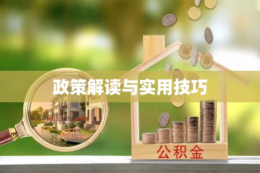 宕昌政策解读与实用技巧