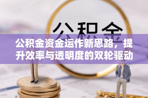 宕昌公积金资金运作新思路，提升效率与透明度的双轮驱动