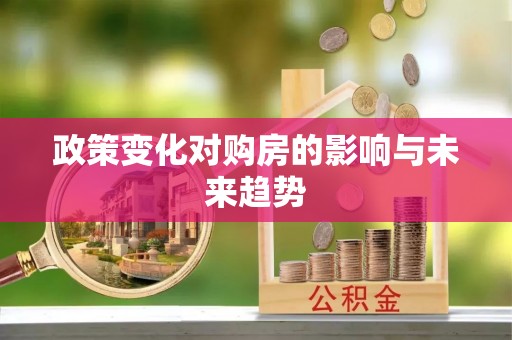 宕昌政策变化对购房的影响与未来趋势