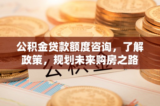 宕昌公积金贷款额度咨询，了解政策，规划未来购房之路