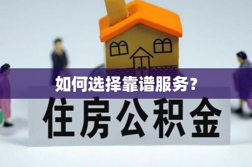 宕昌如何选择靠谱服务？