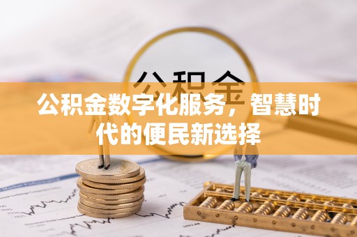 宕昌公积金数字化服务，智慧时代的便民新选择