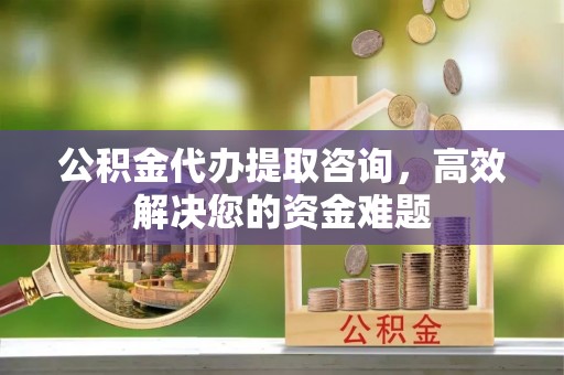 宕昌公积金代办提取咨询，高效解决您的资金难题