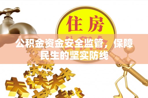 宕昌公积金资金安全监管，保障民生的坚实防线