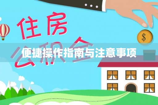宕昌便捷操作指南与注意事项