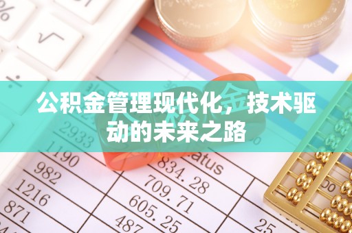 宕昌公积金管理现代化，技术驱动的未来之路